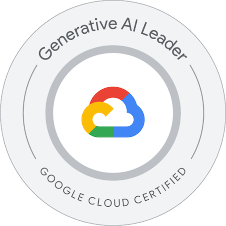 Google Cloud Certified — Generative AI Leader badge